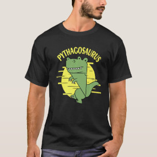T-shirt Pythagosaure Pythagore Théorème Statisticien Math