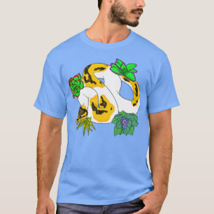 T-shirt Python à billes avec succulents
