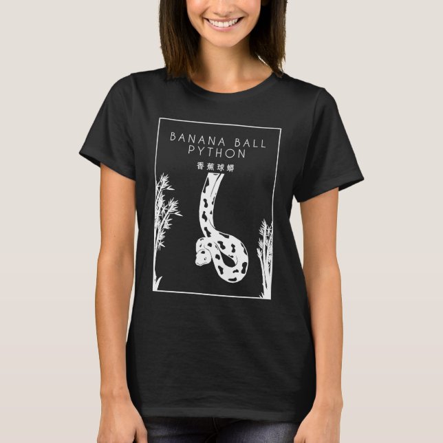 T-shirt Python Balle Banane Éleveur de Python Balle Banane (Devant)