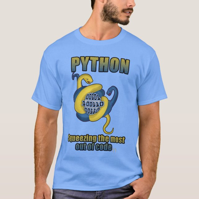 T-shirt Python : Déjouer le plus de code (Devant)