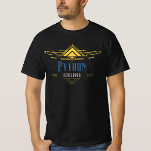 T-shirt Python Developer Code Artisan