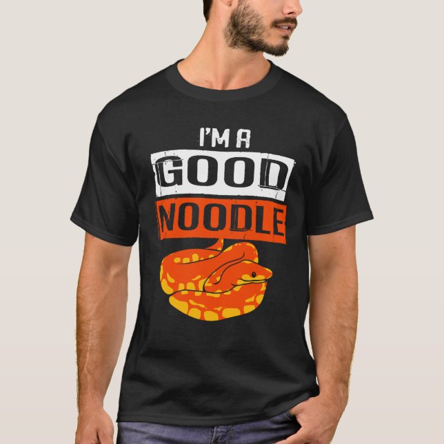 T-shirt Python Good Noodle Ball Python Snake Boa (Devant)