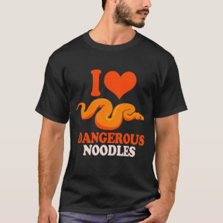 T-shirt Python Love Noodles dangereux Ball Python Snake