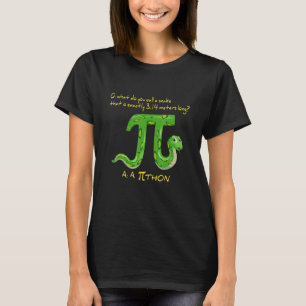 T-shirt Python Pithon Pi Symbole Funny Math Enseignant Pi