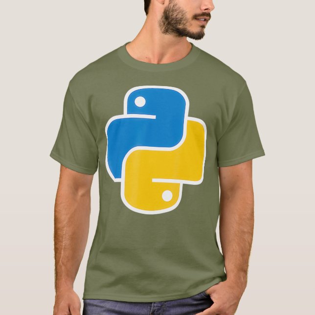 T-shirt Python Programmation Langue Code Logiciel (Devant)
