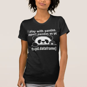 T-shirt Python Programmer IT Nerd Panda Programmation Humo
