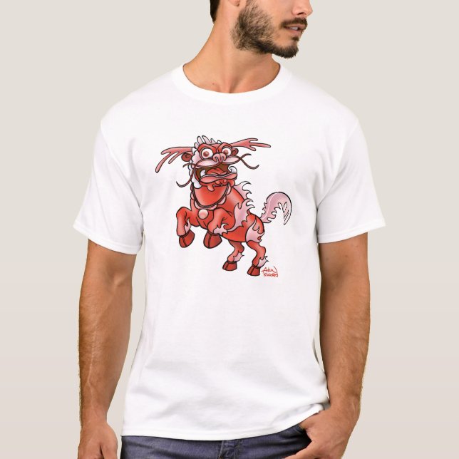 T-shirt q est pour le qilin (Devant)
