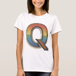 T-shirt Q rétro