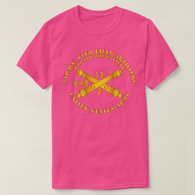 T-shirt QG et QG du 2e Bn 13e Régiment d'artillerie de cam (Design devant)