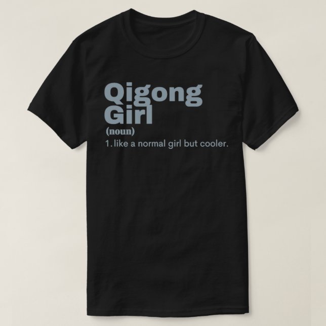 T-shirt Qigong Girl Qigong 2 (Design devant)