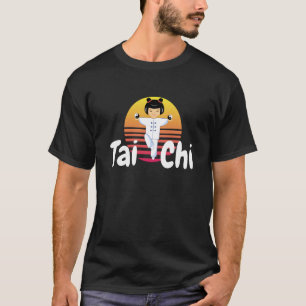 T-shirt Qigong Tai Chi pour hommes femmes et enfants dos