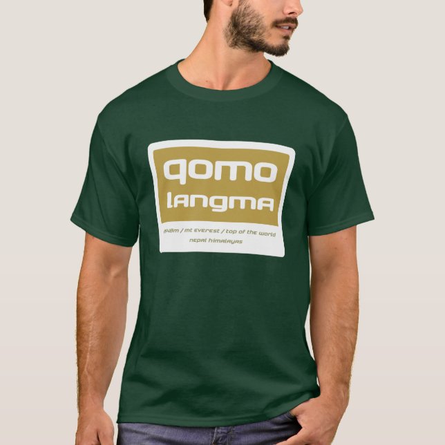 T-shirt Qomolangma (Devant)