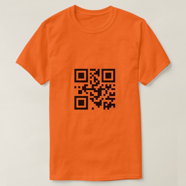 T-Shirt, QR-Code Special T-Shirt (Design vorne)