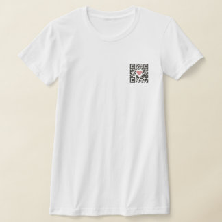 T-shirt QR Love Code