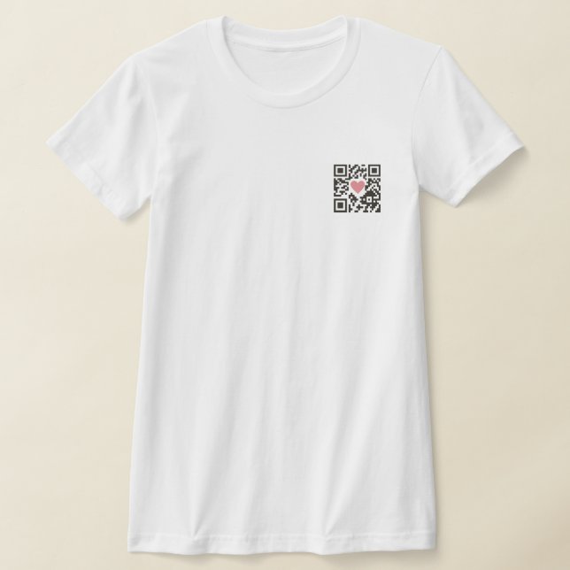 T-shirt QR Love Code (Poser)
