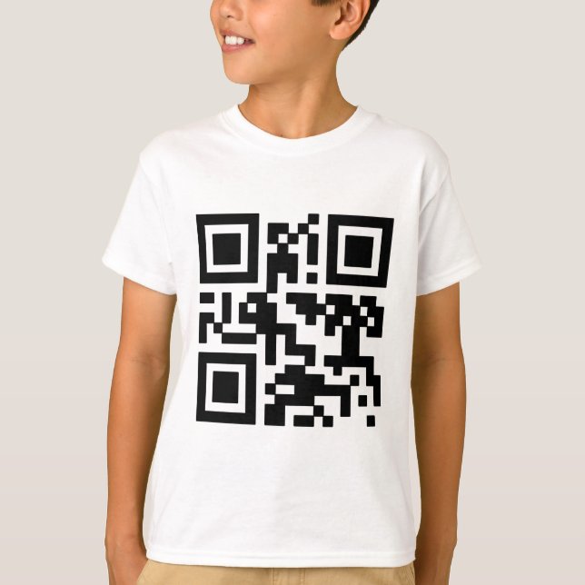 T-shirt QR "sabbat heureux !" code (Devant)