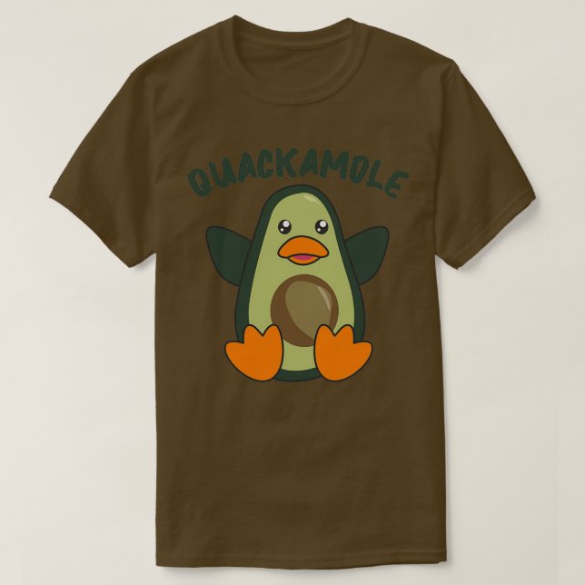 T-shirt Quackamole Sweet Avocado Canard Pun Avocados 4 (Design devant)