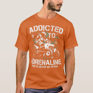 T-shirt Quad accro à l'adrénaline ATV Quad cavaliers