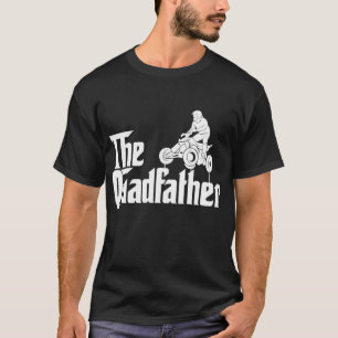 T-shirt Quadfather Funny VTT quad Vélo Papa Papa Papa Papa