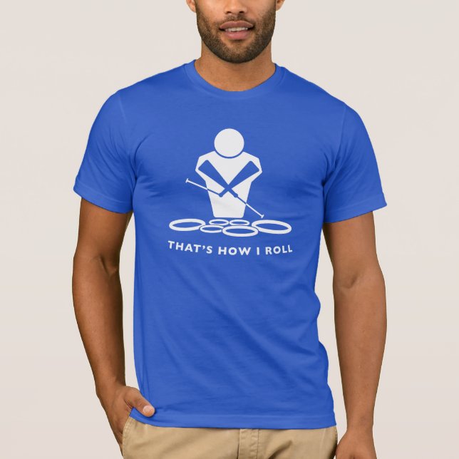 T-shirt Quads - C'est comme ça que je roule - à deux cuill (Devant)