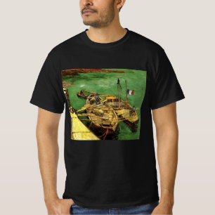 T-shirt Quai Van Gogh avec des hommes déchargeant des péni