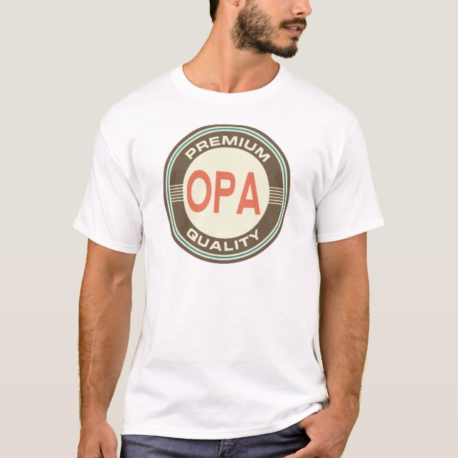 T-shirt Qualité de la meilleure qualité d'Opa (Devant)