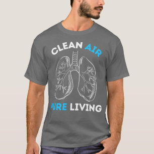 T-shirt QUALITÉ DE L'AIR Air pur Vie pure