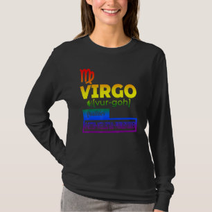 T-shirt Qualités colorées du Zodiac Virgo