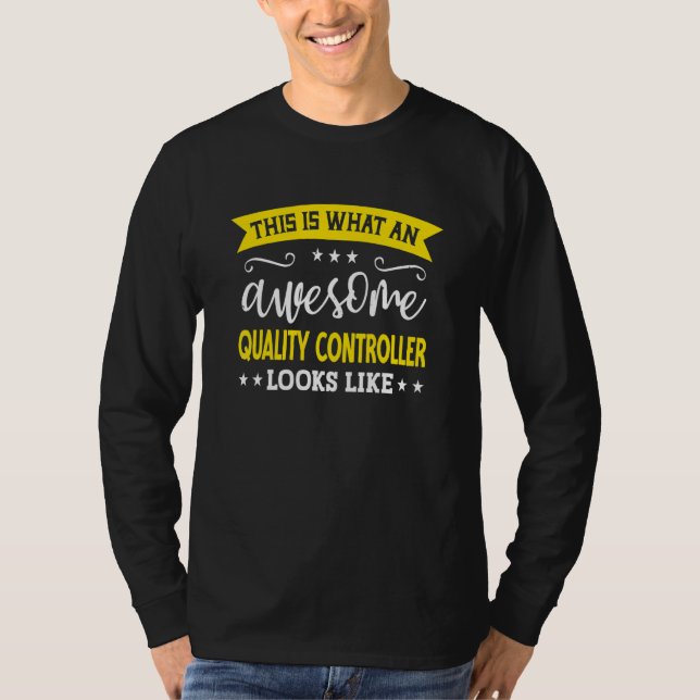 T-shirt Quality Controller Job Title Employee Quality Cont (Devant)