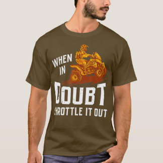 T-shirt Quand En Doute, Éteins-Le Quatre Routeurs Quad