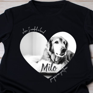 T-shirt Quand j'avais besoin d'aide, tu m'as donné ta patt
