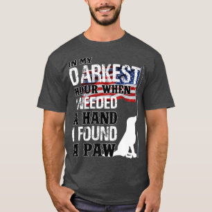 T-shirt Quand J'Avais Besoin D'Une Main, J'Ai Trouvé Une P