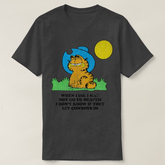 T-shirt Quand Je Meurerai Je Ne Pourrai Pas Aller Au Ciel  (Design devant)