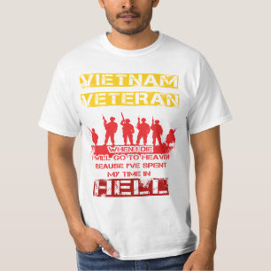 T-shirt Quand je meurs, j'irai au ciel - vétéran du