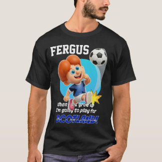 T-shirt Quand je serai grand, je vais jouer pour l'ÉCOSSE