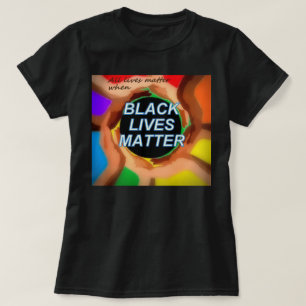 T-shirt quand) LA VIE NOIRE IMPORTE