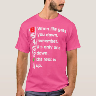 T-shirt Quand La Vie T'Attrapera. Moto 1N23456