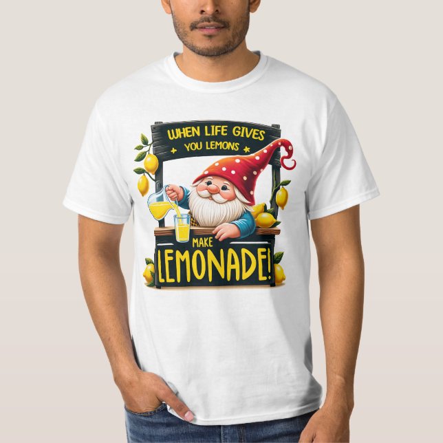 T-shirt Quand la vie vous donne citron faire la limonade (Devant)