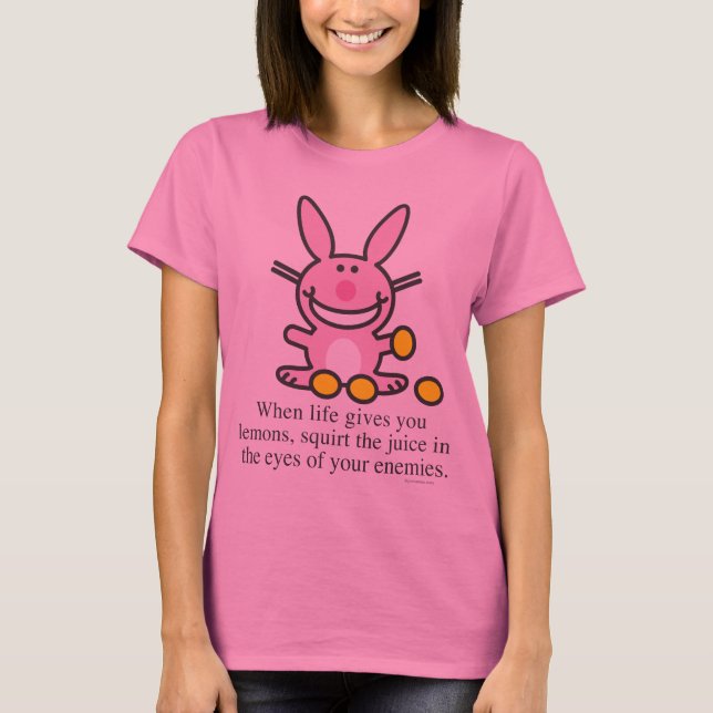 T-shirt Quand la vie vous donne des citrons (Devant)
