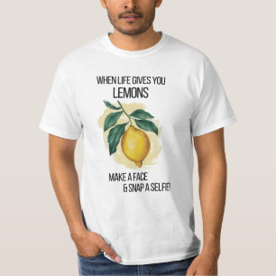 T-shirt Quand La Vie Vous Donne Des Citrons Homme