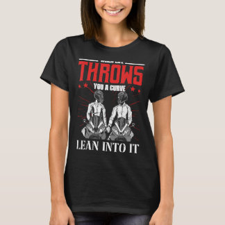 T-shirt Quand La Vie Vous Lance Un Moto Courbe Pour