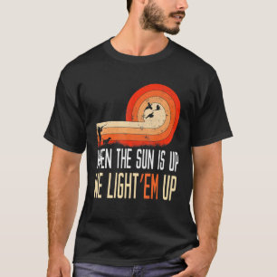 T-shirt Quand Le Canard Soleil Chasse Chien Retro Waterfow