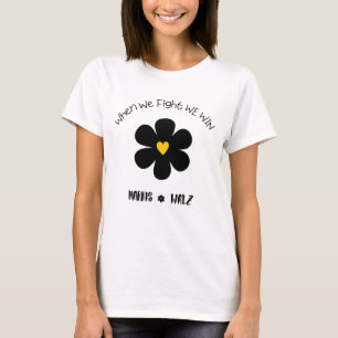 T-shirt Quand nous combattons, nous gagnons Harris Walz