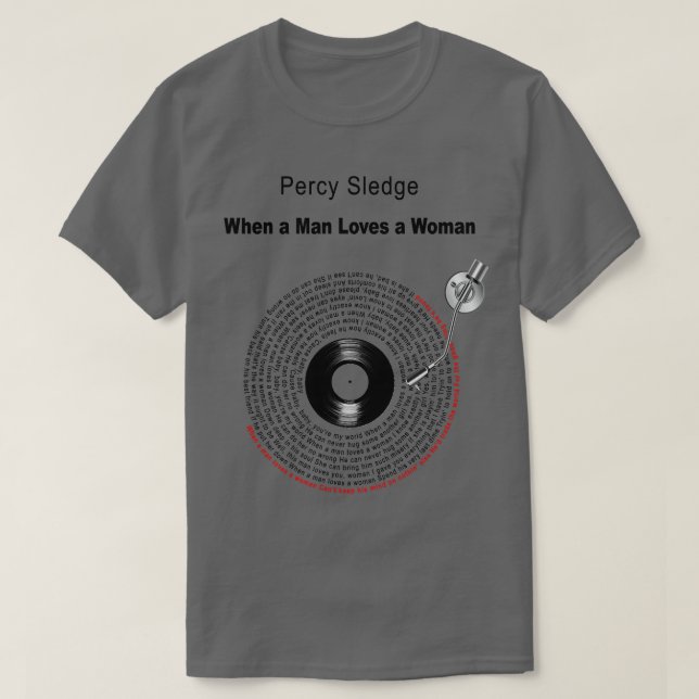T-SHIRT QUAND UN HOMME AIME UNE FEMME PAROLES ILLUSTRATION (Design devant)