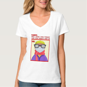 T-shirt Quand vous ne voyez pas vos amis