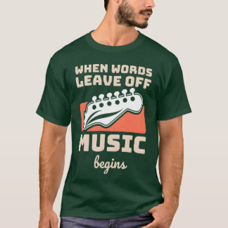 T-shirt Quand Word Leave Off drôle