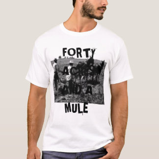 T-shirt QUARANTE ACRES ET une MULE - customisée -