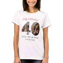 Quarante ans & Fabuleux Photo personnalisée 40e an