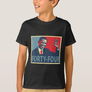 T-shirt Quarante-quatre président Obama 44 président