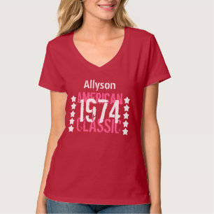 T-shirt quarantième Anniversaire classique américain 1A 